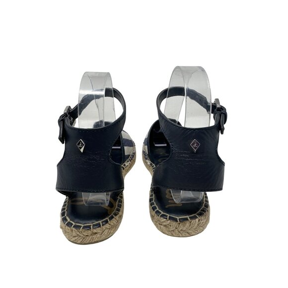 Sam Edelman Vivian Espadrille Sandals With Adjustable Ankle Strap Size 7.5M - Picture 4 of 11